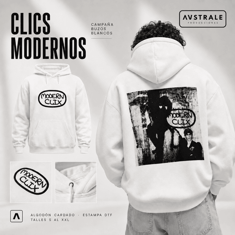 CLICS MODERNOS - BUZO BLANCO