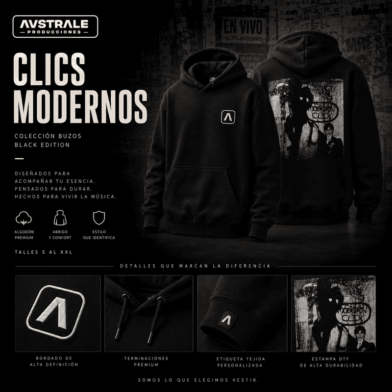 CLICS MODERNOS - BUZO NEGRO