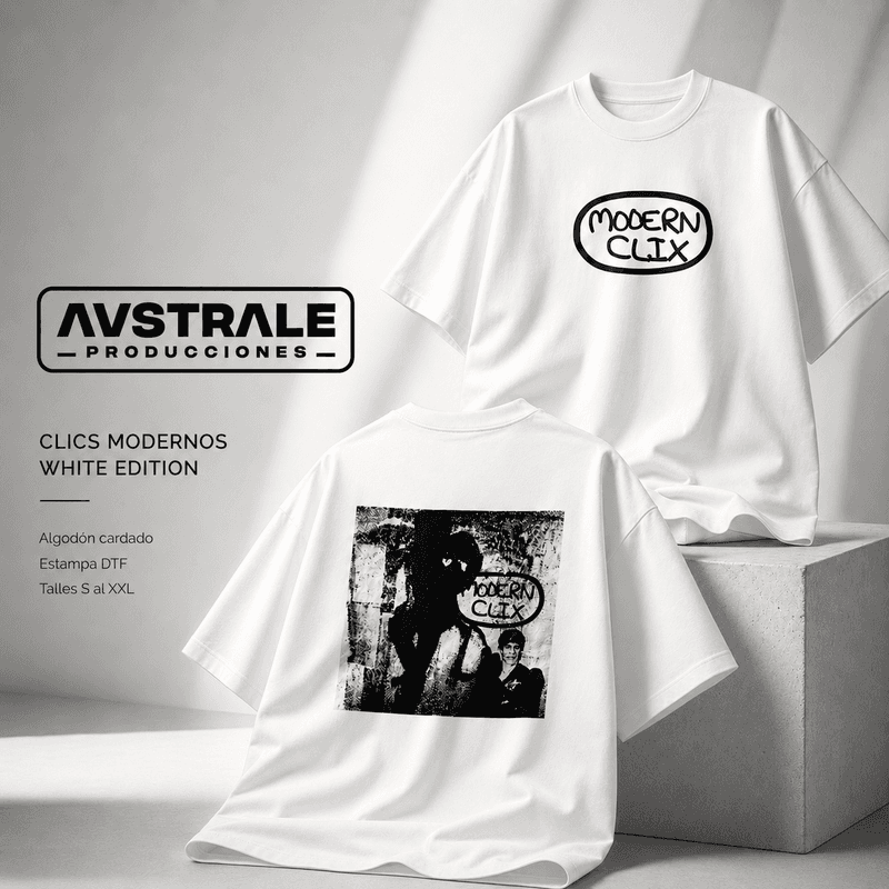 CLICS MODERNOS - REMERA BLANCA